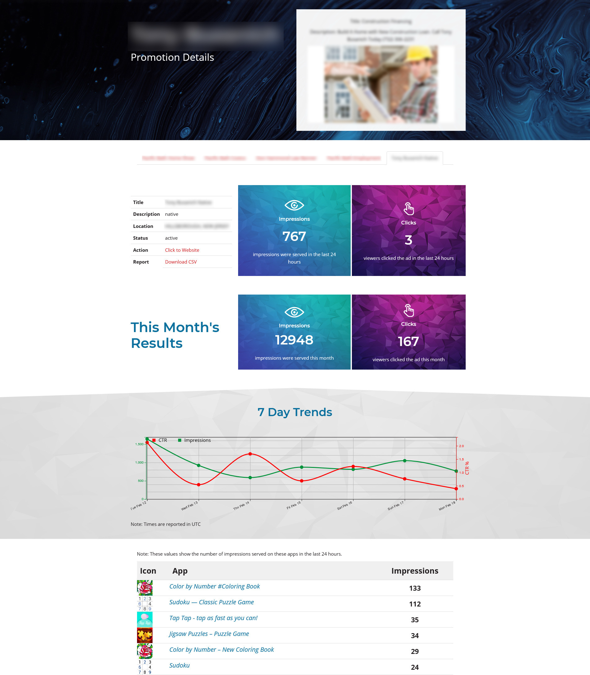 Advertising Client DSP